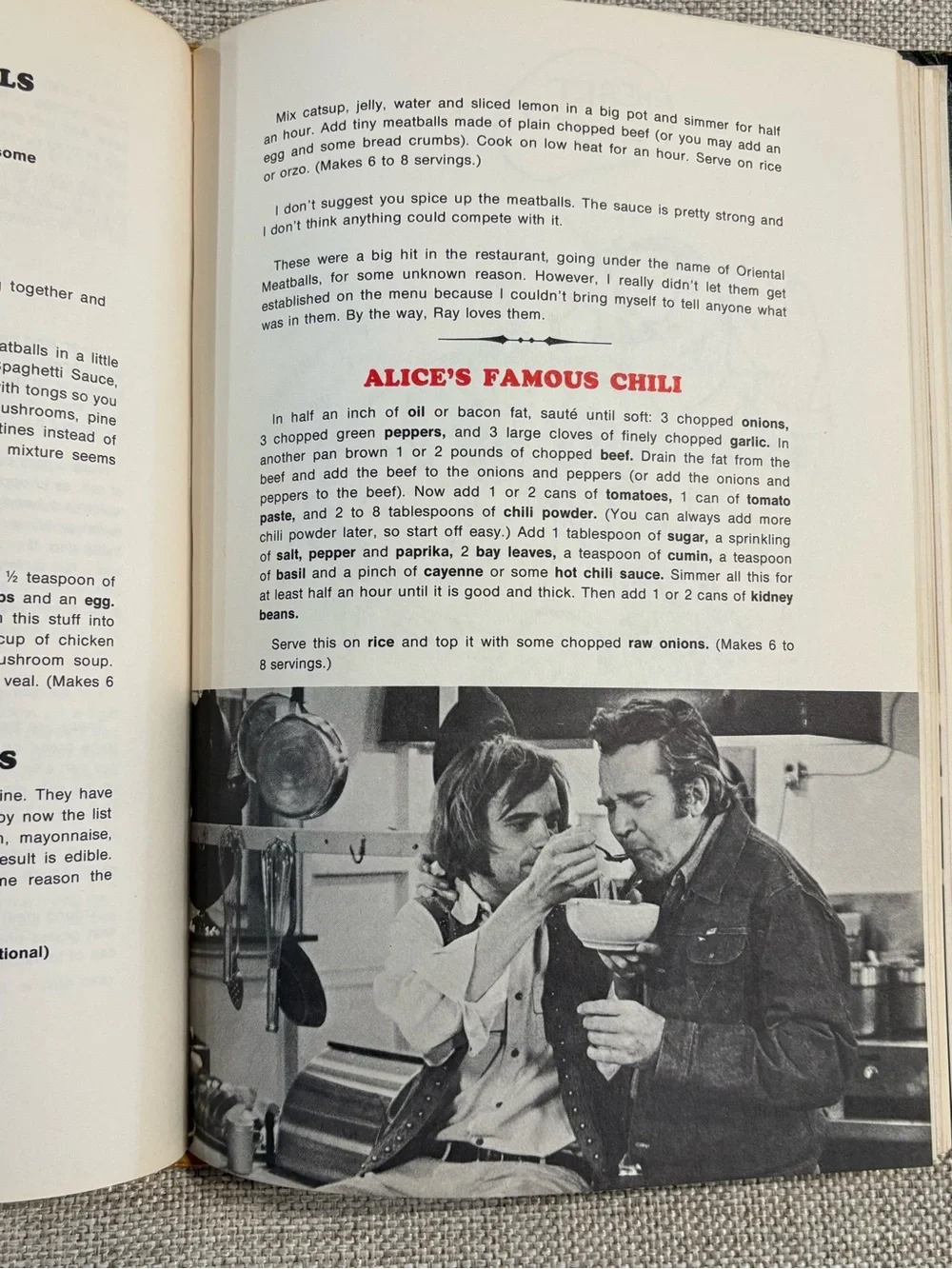 Alice’s Restaurant Cookbook Alice May Brock HC Vintage